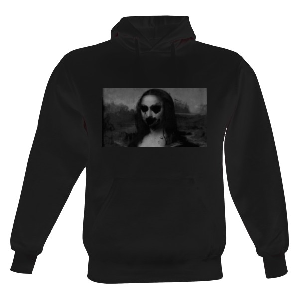 Pánská mikina s kapucí Just Hoods s potiskem mikina scary lisa